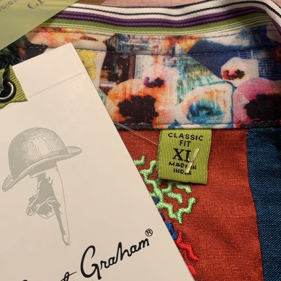 NWT Robert Graham men shirt - Picture 9 of 14